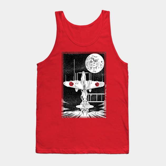 Ussr on the moon Tank Top by paintchips